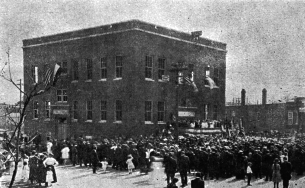 Opening of the T. G. Masaryk School in 1921