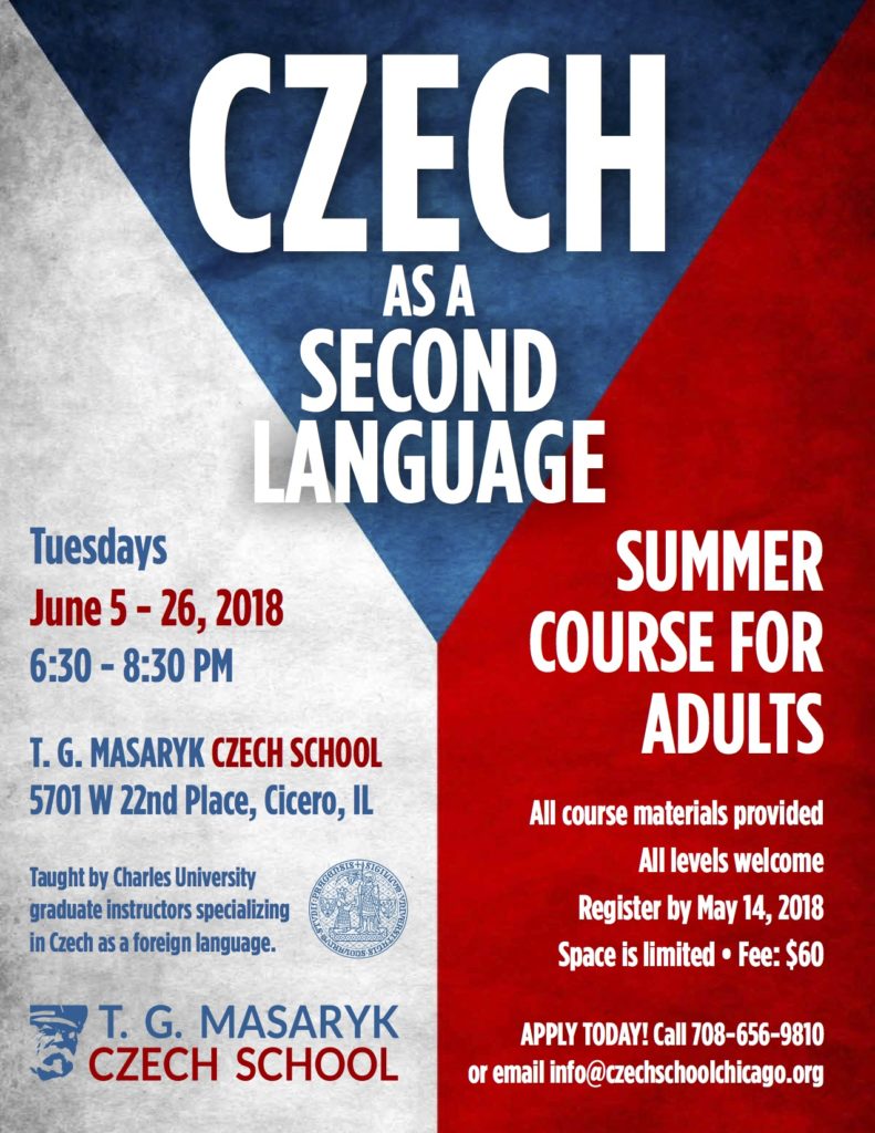 Adult Czech Summer School 2018