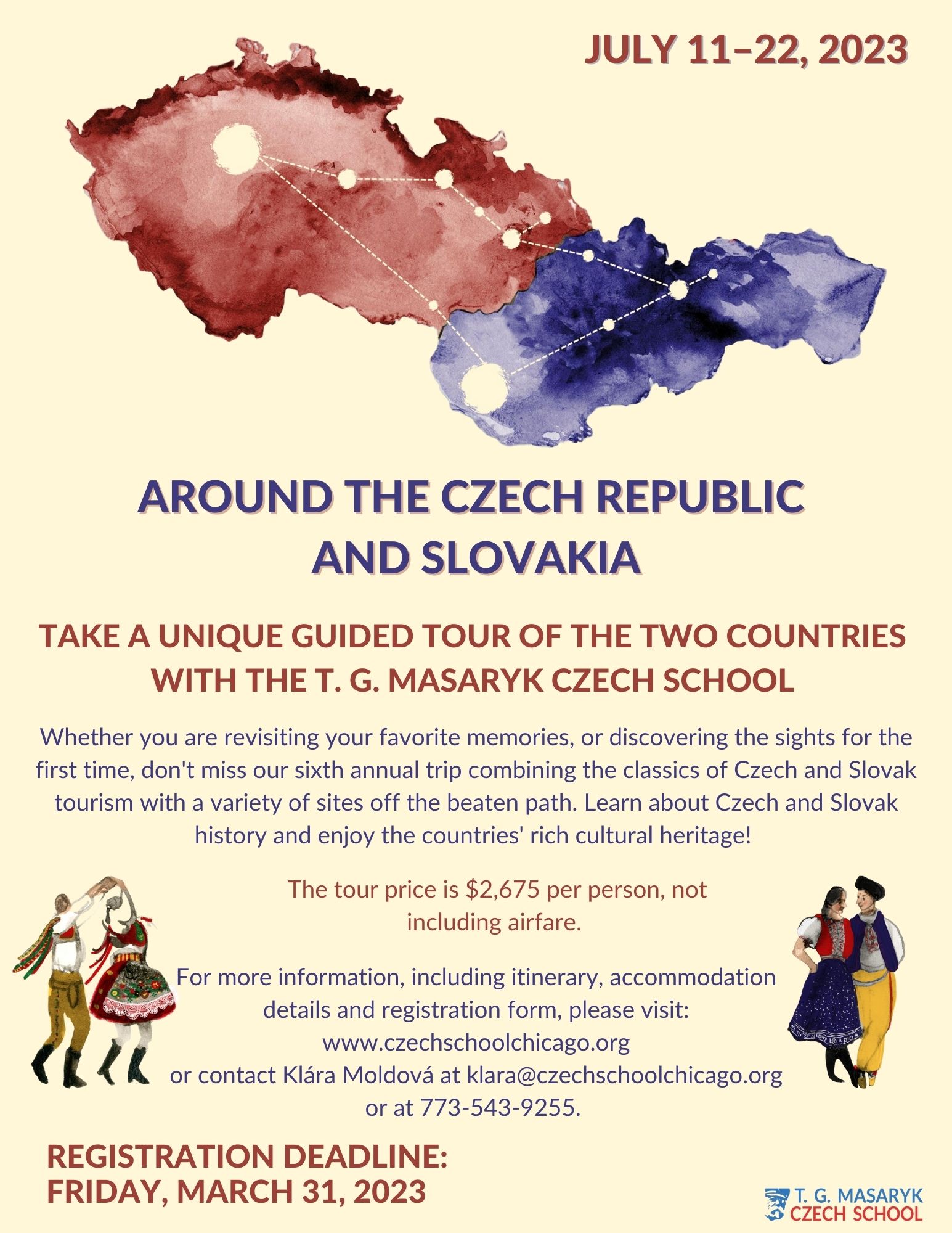 Tour Around The Czech Republic and Slovakia 2023